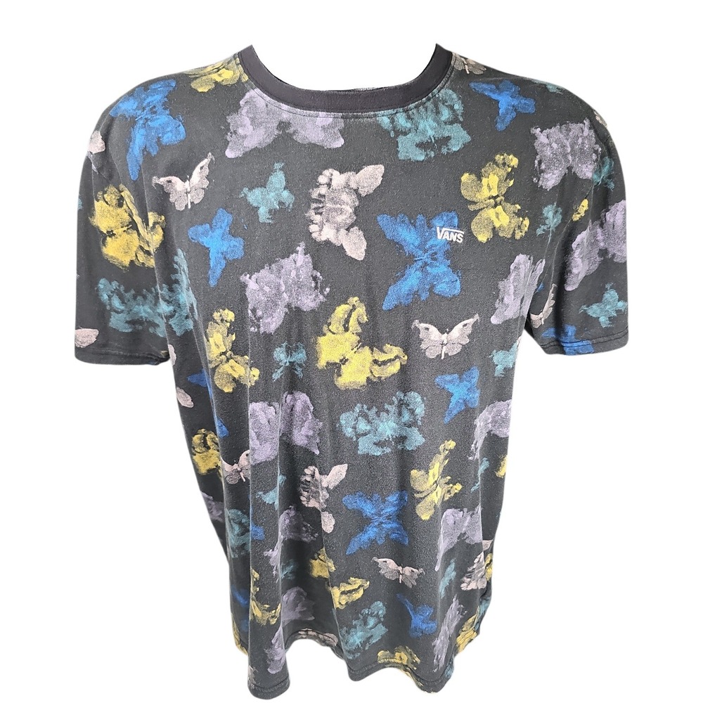 Vans‎ "Blotterfy" butterfly paint stamp graphic tee